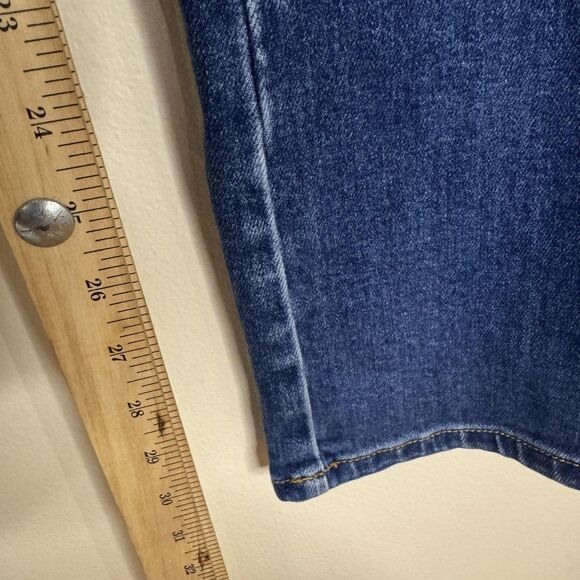 KanCan Jeans Women 11/29 Blue High Rise Flare Stretch Denim Medium Wash wide leg - Picture 6 of 10